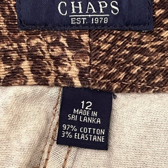 Chaps snake print skirt size 12 - Picture 5 of 7